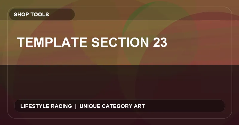 Template Section 23